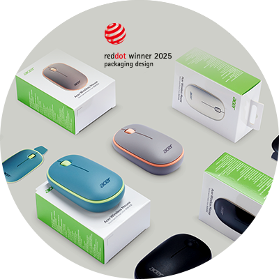 Acer Eco-Swap Mouse Packaging